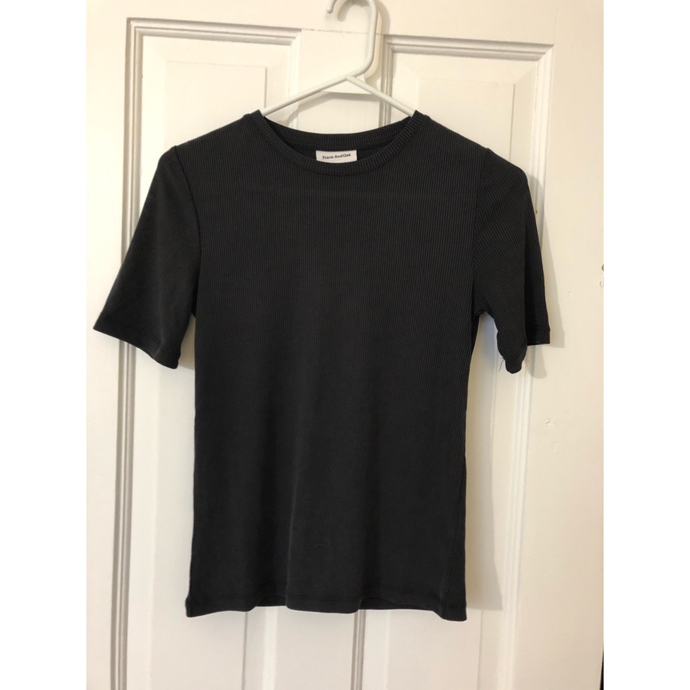 Frank and Oak Soft Ribbed T-Shirt